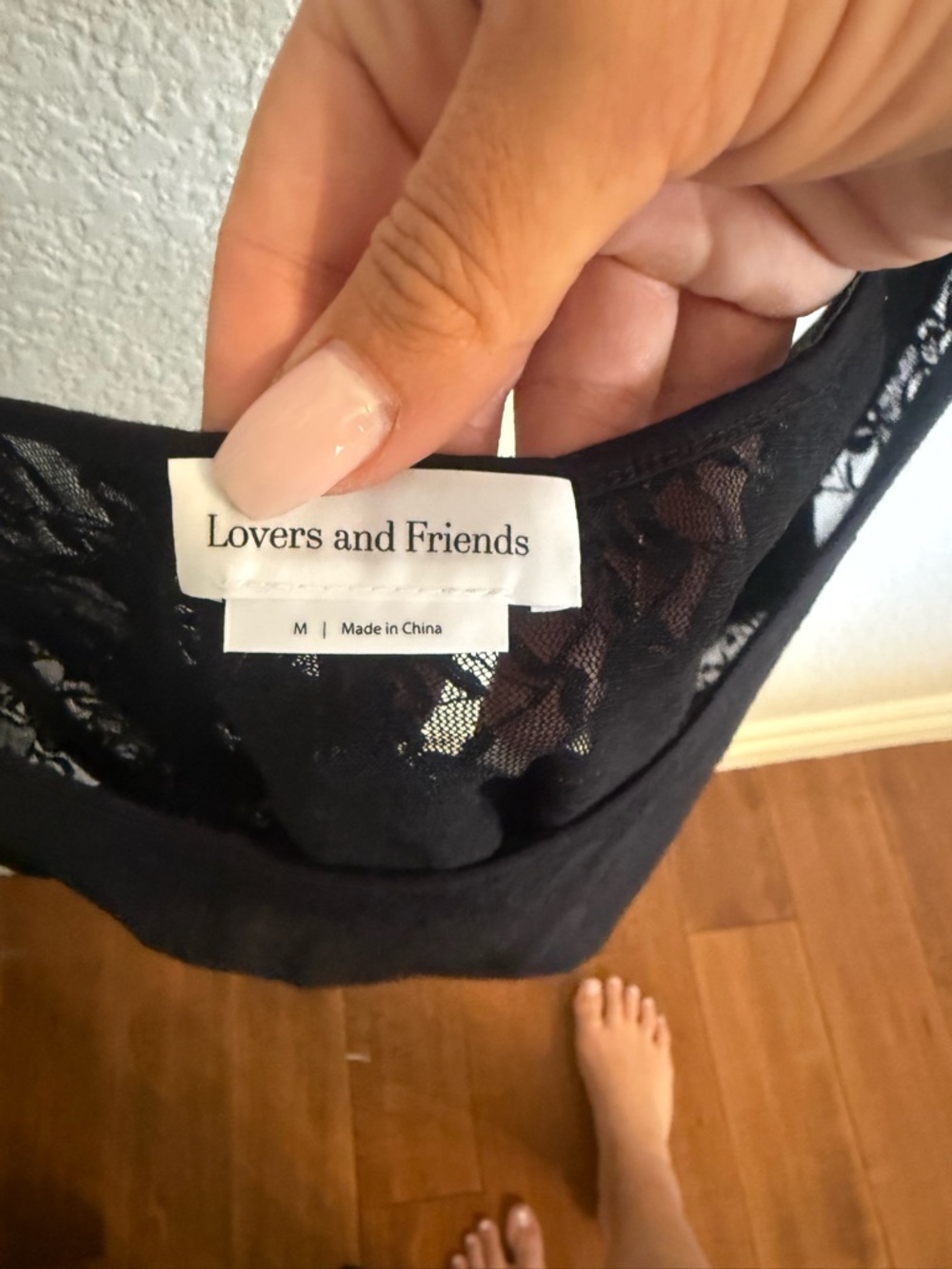Lovers + Friends black lace set - Picture 2 of 4